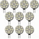 thumbnail image 1 of 10x G4 LED Bulb DC 12V Non Dimmable White 6000K Light Bulb Replacement 20W Halogen Lamp, 1 of 5