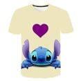 thumbnail image 1 of Boys Disney Stitch T Shirt Girls Kids Children Tops Tshirt Short Sleeves Summer Stitch Clothes Print Cartoon Tee Child Clothing5T Gao Jinjia LED, 1 of 2