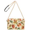 thumbnail image 2 of FORMRS Women Crossbody Purse with Chain Strap Vegan Leather Shoulder Handbag, Beige Leaves, 2 of 7
