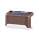 thumbnail image 1 of Luz de escalera LED solar 3000K IP55 Impermeable Resistente a la intemperie Recargable Jardín Camino Lámparas de valla Decoración Patio de plástico Noche Marrón Inevent HA009218-02, 1 of 6