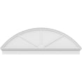 thumbnail image 3 of Ekena Millwork 72"W x 24-7/8"H x 2-3/4"P Segment Arch 3 Spoke Architectural Grade PVC Combination Pediment, 3 of 7