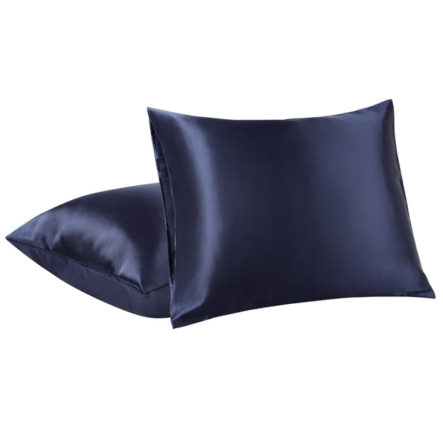 Unique Bargains Satin Pillowcases with Envelope Closure 2pcs