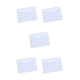 thumbnail image 2 of Kearding 10 piezas Práctico organizador de carpetas a prueba de agua para organización Almacenamiento portátil transparente blanco lechoso 18 Type2 NO2, 2 of 6