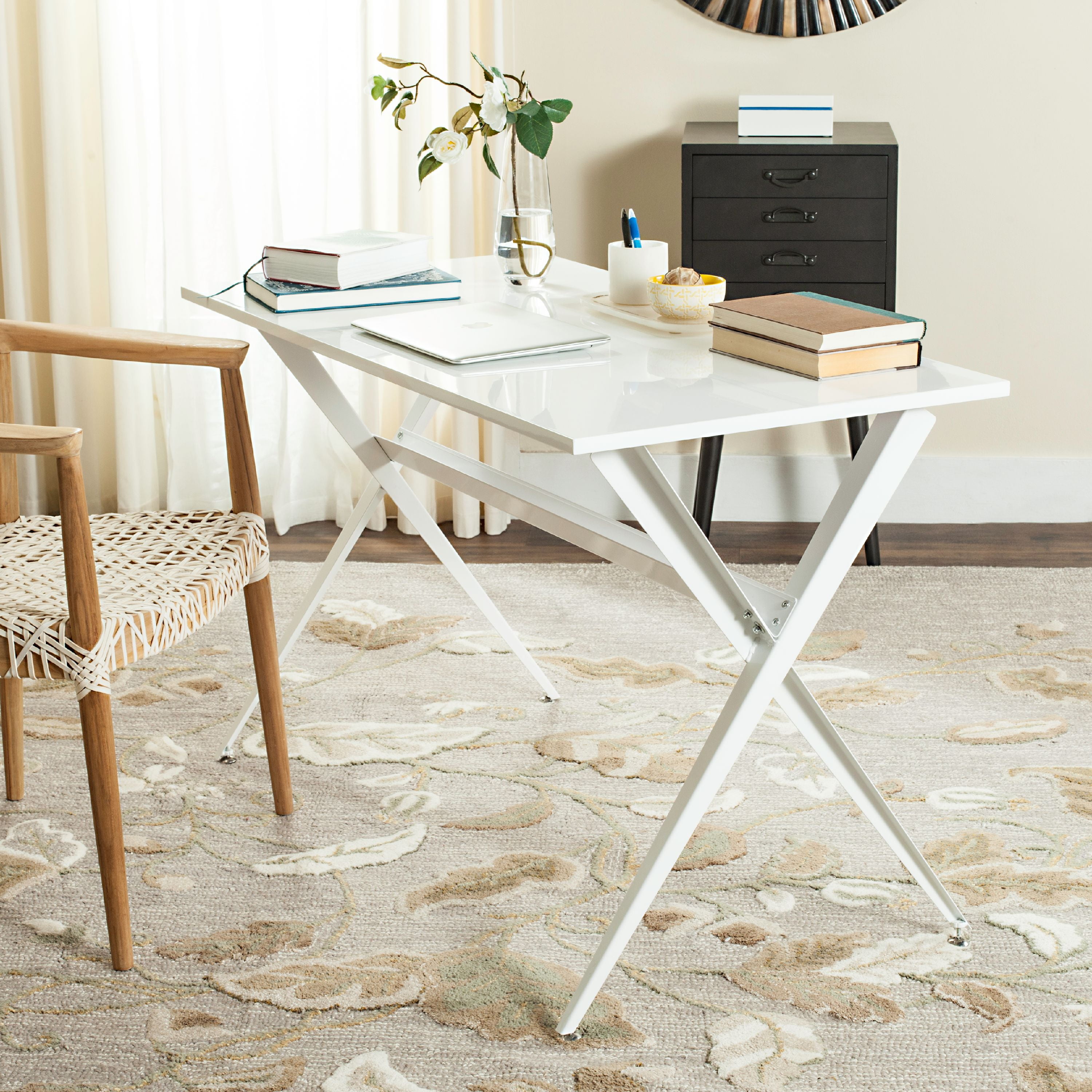 Safavieh Chapman Modern Glam Cross Leg Writing Desk