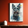 thumbnail image 5 of Scottish Terrier Canvas Wall Art, Modern Cute Colorful Scottish Terrier Canvas Dog Art Pictures Wall Decor for Kids Bedroom Decoration Unframed 8x12 inches, 5 of 5