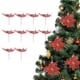 thumbnail image 5 of Decoración de la Sala de Estar 10 Piezas Grilla de Polvo Ornamentos de Flores de Navidad Decoraciones de Navidad Diseño de la Sala de Estar Diseño de la Fiesta Recursos de Evento Flores de Simulación, 5 of 6