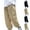 Khaki, variant on CYRBOKO Boys Cargo Pants, Loose Elastic Waist Cotton 2025 Running Pants Khaki Size 12 T