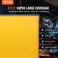 thumbnail image 2 of VEVOR Welding Screen with Frame, 6' x 8' Welding Curtain Screen, Flame-Resistant Vinyl Welding Protection Screen on 4 Swivel Wheel (2 Lockable), Moveable & Professional for Workshop/Industrial, Yellow, 2 of 9
