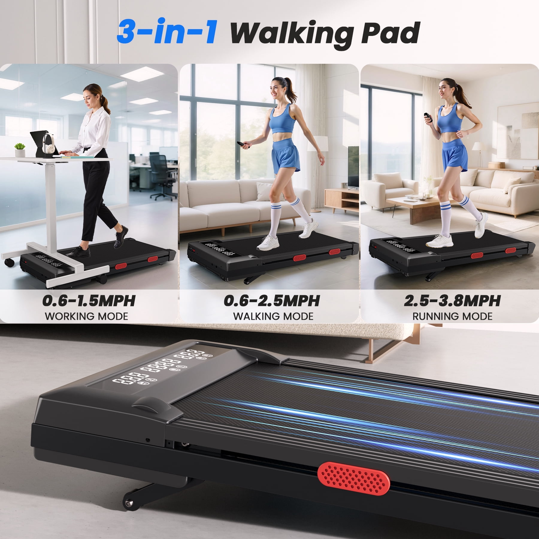 Sundorei Pro Desk Exercise Treadmills