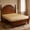 Beige Queen Size BG, variant on AuroraX Bed Sheets Satin Queen Size Fitted Sheets Cooling,Sold Separately Deep Pockets Beige Double Bed Sheet for Summer
