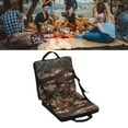 thumbnail image 2 of Rupoun Folding Stadium Cushion Portable Seat Chair Cushion with Handle 600D Oxford Cloth Thick Padded Bleacher Seat for Outdoor Camping Picnic Fishing Traveling Hiking 14.96 inches / 38 cm, 2 of 9