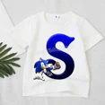 thumbnail image 3 of Camiseta con letras de Sonics The Hedgehogs, figura de acción de anime de dibujos animados, camisetas Supersonics, camisetas de boutique para niños, ropa para niños y niñas, regalos, 3 of 5