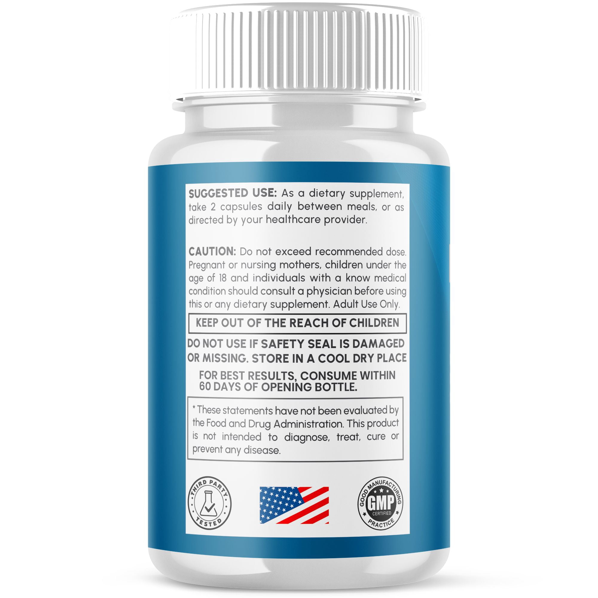 Nerve Ease Advanced Nerve Health Support Pills Natural Vitamin Supplement NerveEase 120 Capsules