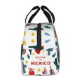 thumbnail image 5 of Mexico Death Day Insulated Lunch Bag for Women Men , Reusable Cute Lunch Bags for Picnic School Work Office White, 5 of 8