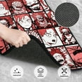 thumbnail image 3 of 4 Piece All-Weather Car Mat, My Hero Academia Kirishima Collage Car Floor Mats with Universal Fit Design for Cars Trucks SUV, 3 of 7