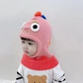 thumbnail image 3 of Conjunto De Bufanda Y Gorro De Invierno Para Niños De 1 A 6 Años, Gorro Tejido Con Dinosaurio De Unicornio, Bufanda, Gorros Con Capucha Y Orejeras Para Bebés, Niñas Y Niños matsuzay AP008111-04, 3 of 6
