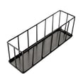 thumbnail image 3 of Comedero rectangular hueco para tortugas, camaleones y reptiles. Accesorio dispensador de alimento. Negro, 3 of 7