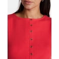 thumbnail image 5 of Time and Tru Women's Button Front Tank Top, Size XS-XXXL, 5 of 6