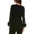 thumbnail image 2 of Anne Klein Womens Embellished Mock Neck Sweaterdress, 2 of 2