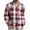 zc-Multicolor, variant on Mens Plaid Tshirt Big and Tall Casual Button Down T-Shirt Lightweight Plaid Long Sleeve Shirts Fall Regular Fit Work Tee Shirt Khaki XXXXL