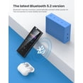 thumbnail image 2 of Reproductor MP3 DODOSOUL de 128 GB con Bluetooth 5.2 HiFi Sound + Acc, 2 of 8