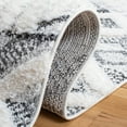 thumbnail image 5 of SAFAVIEH Moroccan Tassel Olgica Diamond Shag Area Rug, Ivory/Grey, 6'7" x 9'2", 5 of 8