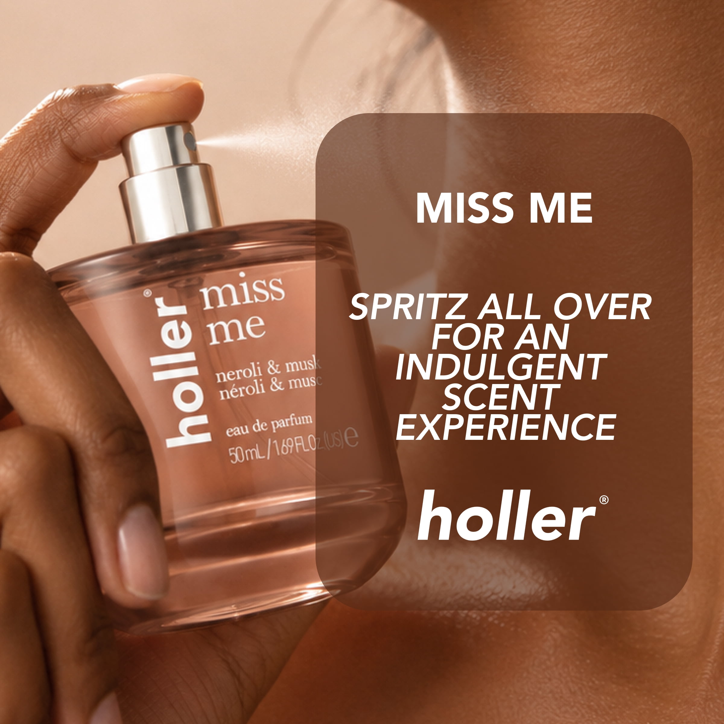 Holler Miss Me Bergamot & Sandalwood Eau De Parfum, 1.69 fl oz