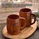 thumbnail image 4 of Taza De Cerveza De Madera, Evita Quemaduras Taza Para Beber De Madera Ergonómica 300 Ml Con Para Cocina Para Cerveza, 4 of 7