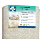 Sealy Ortho Rest 2-Stage Premium 150C Crib and Toddler Mattress -Gray