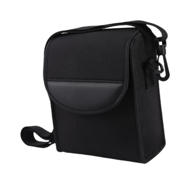 Bolsa organizadora para binoculares, portátil, de cuero y tela Oxford, práctica y resistente al desgaste. Longitud 13 cm