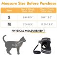 thumbnail image 2 of Arnés para Gatos Chaleco de arnés para Gatos Acolchado de Espuma liviano Arnés Suave para Gato con Correa Transpirable Ajustable Ofspeizc QH-686, 2 of 8