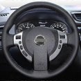 thumbnail image 1 of Hand-stitched Leather Steering Wheel Covers For Nissan Qashqai J10 X-trail Nv200 2008-2012 Car-styling, 1 of 5