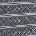 thumbnail image 4 of Benjara Rall 49 Inch Tall 5 Drawer Dresser Chest, Crystal Knobs, Smooth Gray Velvet, 4 of 5