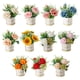 thumbnail image 4 of Flores artificiales Matsuzay Decoración champán rosa, 4 of 6