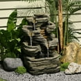 thumbnail image 2 of Garden Springs Zen Zone Polyresin Water Fountain, 2 of 8