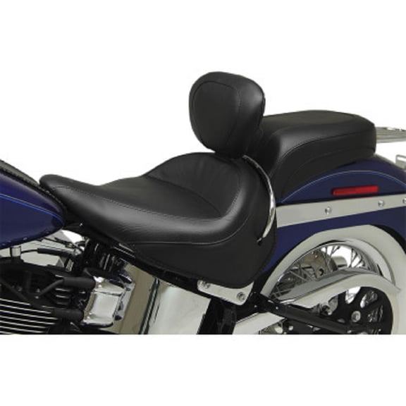 Mustang 79914 Wide Solo Seat with Removable Backrest - Vintage