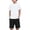 White, variant on Futezty Toddler Boys Clothes Summer Outfit Sets, Boys Outfit Sets, Solid Color 2 Pieces Short Sleeve T Shirts with Shorts Sets Boys Casual Short Sleeved Drawstring Pants Suit
