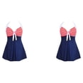 thumbnail image 1 of Jumpingount Fiesta en la piscina Sexy Backless mujeres Swim Dress Beach Girls Chinlon traje de baño lavable Ladies traje de baño Swimdress ropa Type2 NO2, 1 of 6