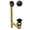 Oil Rubbed Bronze, variant on Westbrass 14" 17 ga. Brass Pull and Drain Bathtub Waste Assembly with 2-Hole Overflow, Powder Coat White