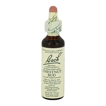 Bach Original Flower Essences For Nervous Tension, Chestnut Bud 0.7 Oz, 2 Pack