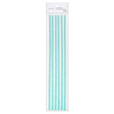 UPC: 0886946298073 | Aqua Iridescent Micro Gem Strips By Recollections™