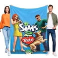 thumbnail image 1 of The Sim anti-pilling, suave, ligera, esponjosa y acogedora de lujo para hogar y cocina – Perfecta para niños y adultos,130X150cm, 1 of 6