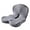 Grey, variant on Memory Foam Contoured Seat Cushion with L-Shaped Ergonomic Design for Office Chair Car Seats  Seat Cushion for Truck Driver, Truck Car Seat Cushions for Driving Lumbar Support (Grey)