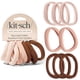 thumbnail image 1 of Kitsch Hair Ties No Damage - Strong, Stretchy Hair Bands | Soft Nylon Ponytail Holders, Snag-Free Rubber Bands, Perfect for Updos & Braids | Ideal Gifts for Women - Rosewood, 8pcs, 1 of 4