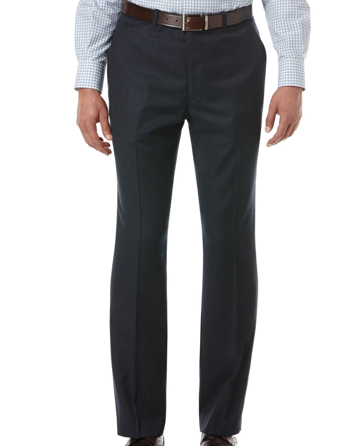 Mens 38x30 Slim Fit Dress Flat Front Pants 38