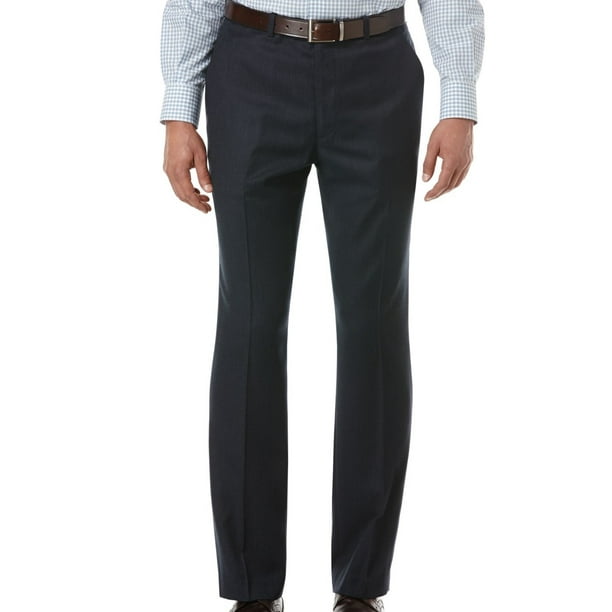 Perry Ellis Mens 38x30 Slim Fit Dress Flat Front Pants 38