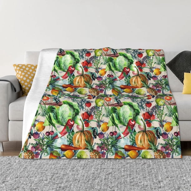 Balery Vegan1 Manta de Franela con Dibujo, Lujo Ultra Suave y Cálido, Antipelusa y Resistente a las Arrugas para Cama, Sofá, Camping -50"x40"