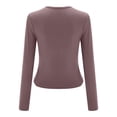 thumbnail image 4 of Womens Tshirts Long Sleeves Crew Neck Slim Fit Basic Tops Casual Fall Outfits Shirts for Women Trendy Size XS, 4 of 4