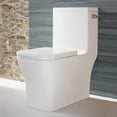 thumbnail image 5 of Concorde One Piece Square Right Side Flush Handle Toilet 1.28 gpf, 5 of 13