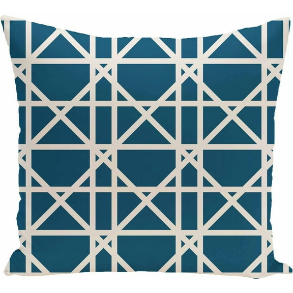 Simply Daisy Geometric Print Decorative Pillow, 16" x 16"